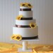 RESERVED FOR SABRINA - 16 inch Square Wedding Cake Stand in White - unique wood cake pedestal stands for wedding cake,