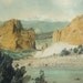Harry Landis Standley Hand Tinted Photograph Garden of the Gods Colorado