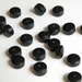 25 Blackstone gemstone drum rondelle beads 10x6mm 7540CL