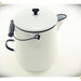 Enamel Coffee Pot with Wood Handle