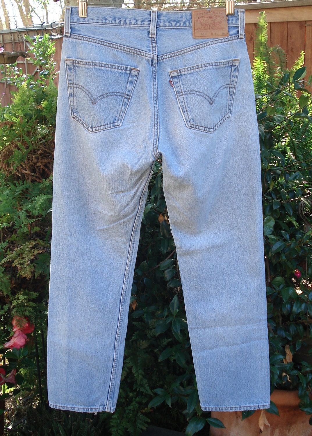 levis checkered jeans