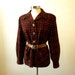 Vintage Pendleton 49 er Jacket / 60s 70s Red Plaid / L - XL