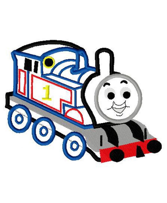 Tank engine thomas applique design instant download