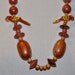 Vintage Wooden Parrot Necklace