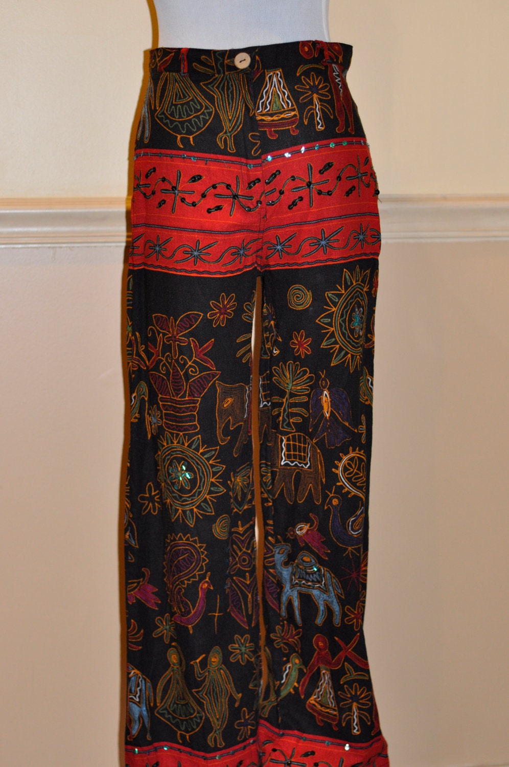 bohemian palazzo pants