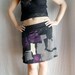 Mini printed skirt in cotton jersey - One of a kind