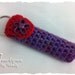 Serenity Lip Balm Holder, Crochet Keychain for Chap Stick, Lip Gloss, Lip Stick, Lip Balm. Each one unique