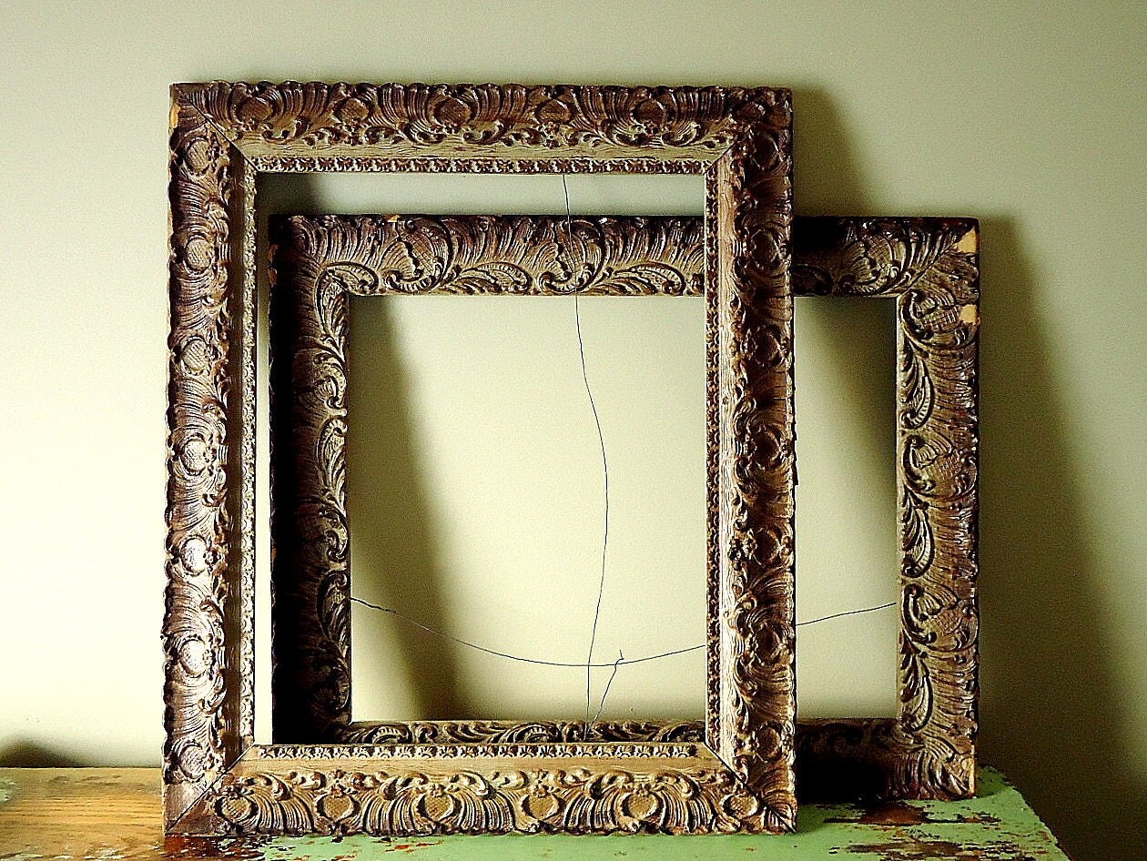 Vintage Wood Frames Picture Ornate Wall Home Decor Decorative