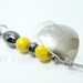Glass and Hematite Fishing Lure
