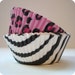 50 Animal Print Cupcake Liners Pink Cheetah Black and White Zebra Baking Cups