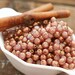Czech Glass beads - round cut Rose Beige with luster - 6mm - 30PC - 0183