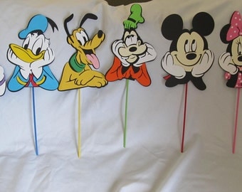 Mickey Mouse Clubhouse Centerpiece Character LARGE 10 inch Picks Party Kit 6 pieces