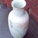 Vintage Porcelain Vase from Crowning Touch Hummingbird and Floral Decorative Vase