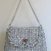 classic fantasy Linton tweed chain flap bag hand bag purse