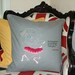 Zsa Zsa Gabor Quote Embroidered Pillow - One of a Kind