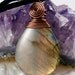 Intuition Labradorite Necklace Pendant, Reiki charged and Cleansed, Wire wrapped, free shipping.