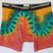 Men Boxer Brief X-Large Golden Blue Sky Purple Tangerine Jade Turquoise Blue 2tiedye4