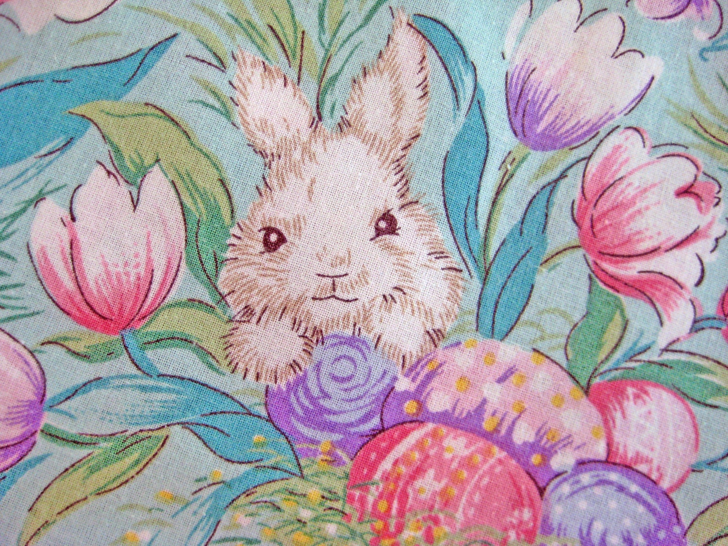 vintage easter tablecloth bunnies baskets pretty spring vintage easter tablecloth bunnies baskets pretty spring