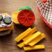 Felt Play Food - Cheeseburger and Fries