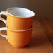 Vintage Orange Mikasa Teacups C8200