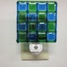 Blue and Green Squares Night Light