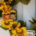 Sunflower Wreath, Rustic Wreath, Front Door Decoration,Summer Wreath, Fall Wreath, Home Decor