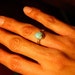 Sterling silver ring with turquoise