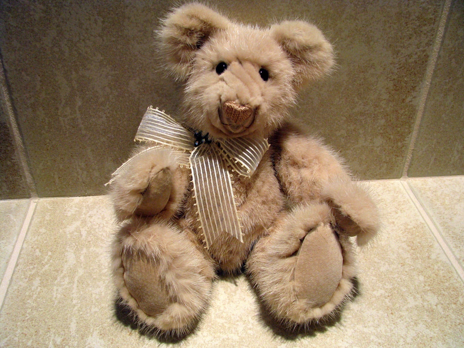 rare bear mink teddy bear