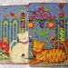 Tiger Cat, White Cat wooden book