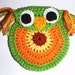 Owl coin purse PDF crochet pattern