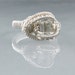 Wire Wrap Ring Aquamarine and Sterling Silver Size 7 Ring: Aphrodite