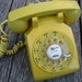 Rotary Dial Telephone - Canary Yellow - Featured in Apartment Therapy