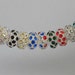 28 Assorted Colored Swarovski Crystal Charm Beads fits European Bracelets such as Pandora, Chamilia, and Biagi