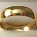 Yellow Gold 18k Plated Wedding Band Engagement Ring 5mm Wide Heavy Select Size