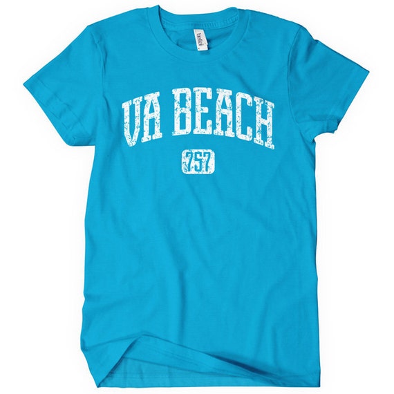 Womens virginia beach 757 tshirt s m l xl 2x