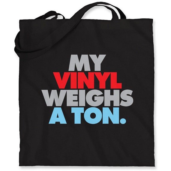TOTE My Vinyl Weighs A Ton Shoulder Bag DJ Music 3