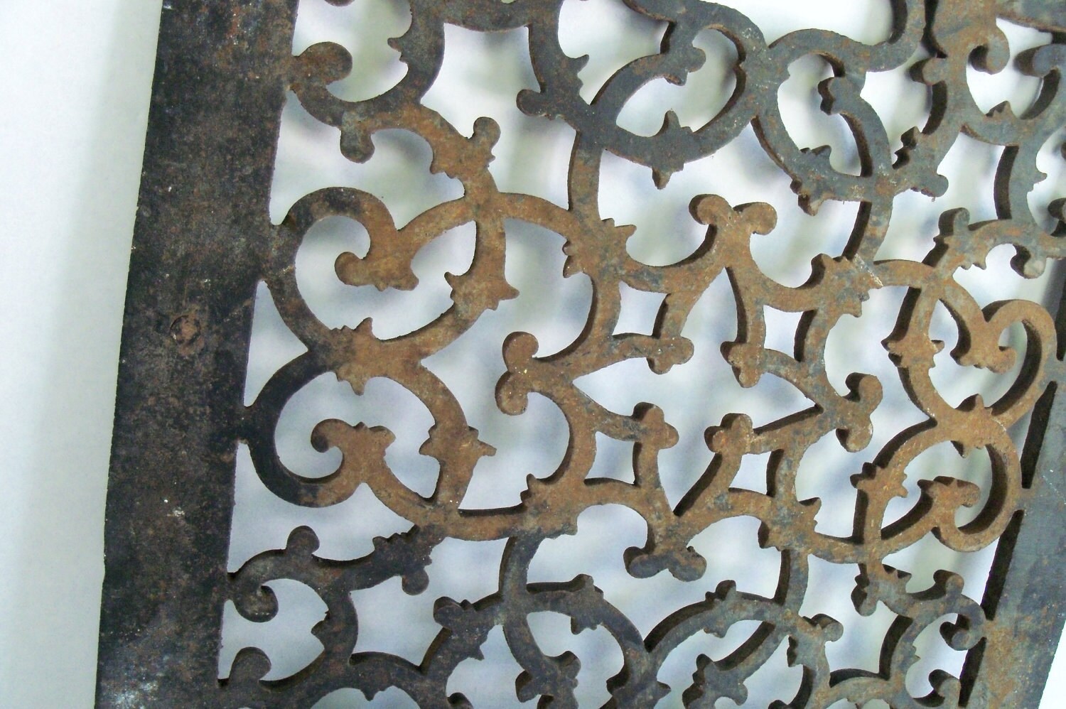 Cast Iron Grate Industrial Metal Decorative Architectural