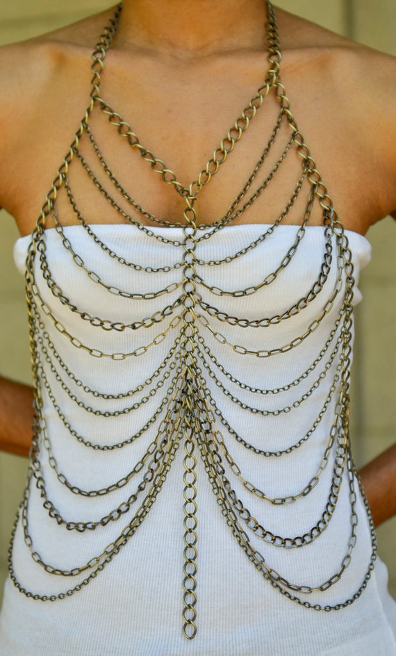 Items similar to Butterfly Body Chain on Etsy