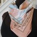 Vintage Aztec Peach Scarf