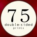 75 PRINTS - DOUBLE SIDED Printed Invitations Cards - 91892357