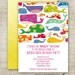 GIRL BIRTHDAY PARTY Invitations Whale Pool Party Digital diy Printable Personalized - 94550920