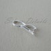 Sterling Silver Pinch Bail for Pendant for Swarovski Crystals model ES24 1 pcs
