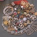 Vintage Broken Rhinestone Jewelry Lot destash repurpose creat harvest