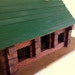 life size lincoln log cabin
