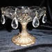 Crystal Bowl with Glass Prisims circa 1940