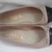 RESERVED for NuyorkDreaming (till Saturday AM) CHANEL Ballet Style Shoes Flats Black tip w/ Beige Leather Size 38 / 8 Made in Italy