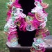 Ruffle Scarf, Butterfly Bush READY TO SHIP