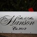Personalized Mailbox DECAL- Wedding Gift card holder