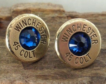 Bullet Earrings - Ultra Thin - Colt 45 - Big Sky