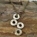 Bullet Casing Jewelry - 38 SPL Four Casing Necklace